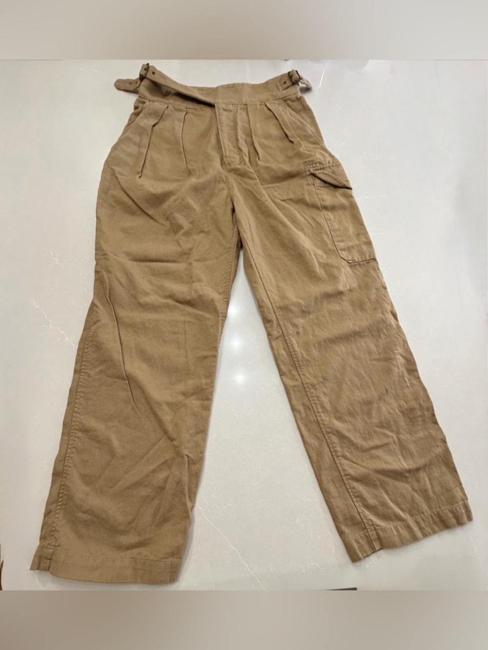 Banana Republic Heritage Explorer Gurka Cargo Linen Blend Pants, Women’s 10